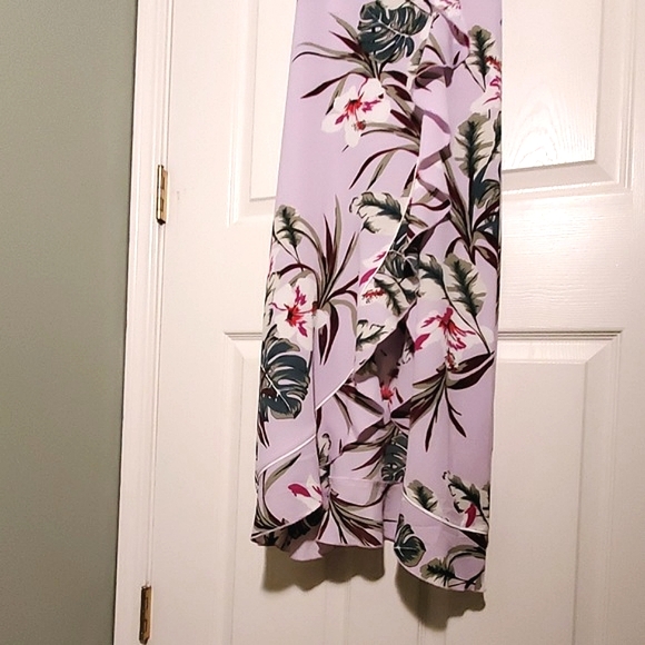 NWT Jennifer Lopez Ruffle Midi Dress - Picture 5 of 5